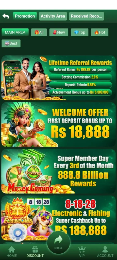 88bbet-game-agent-benefit-screenshot