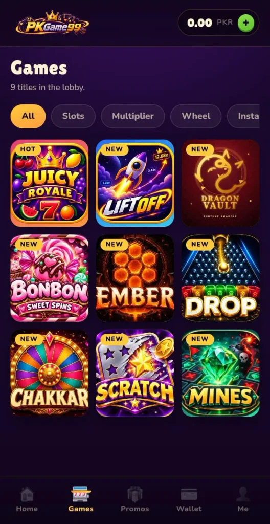 pkgame99-games-screenshot